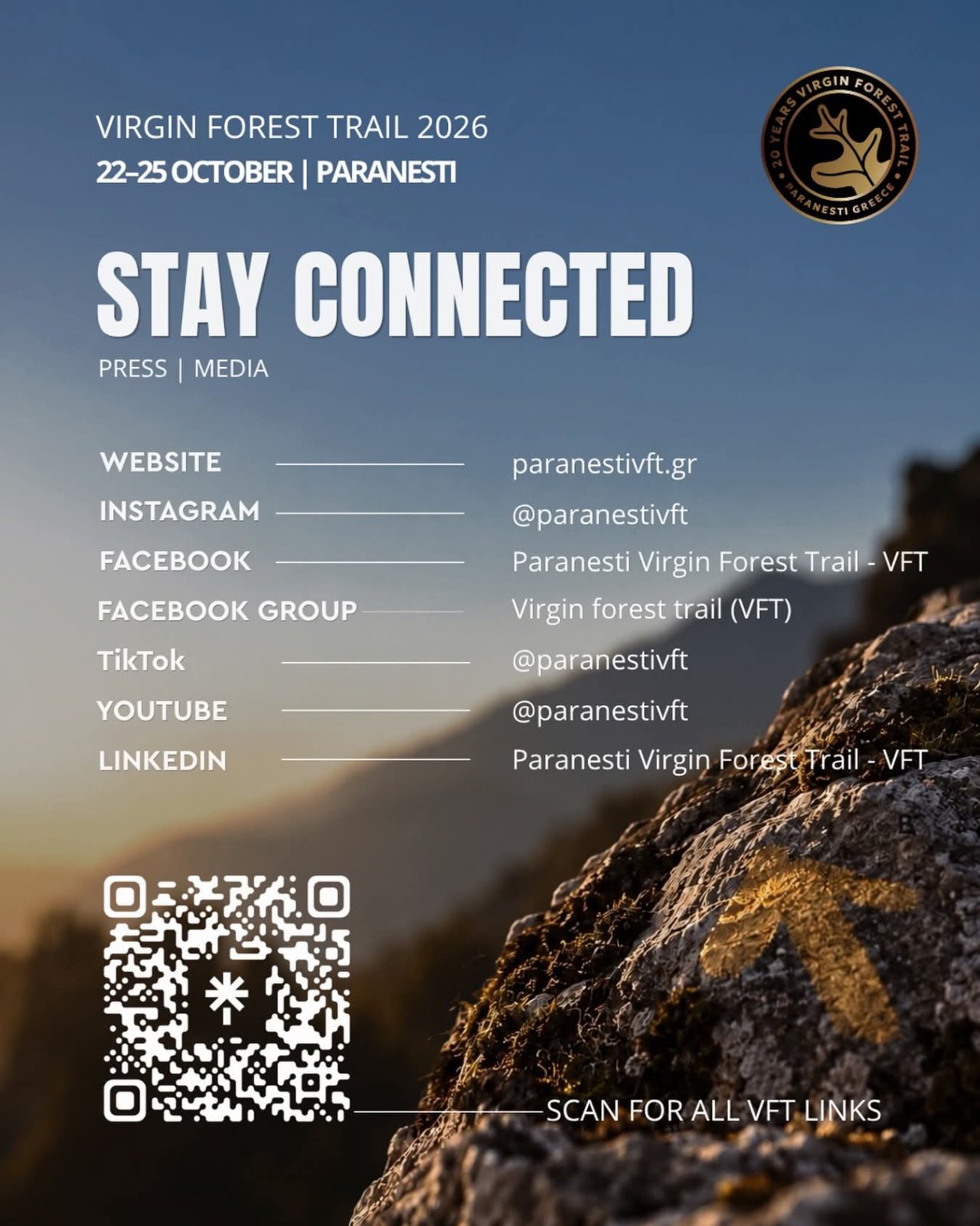 Virgin Forest Trail 2026 - Stay Connected